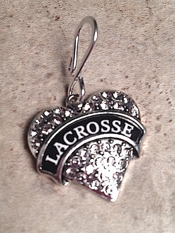 Items similar to Lacrosse Jewelry, LaCross Pendant, LaCrosse Charm, La