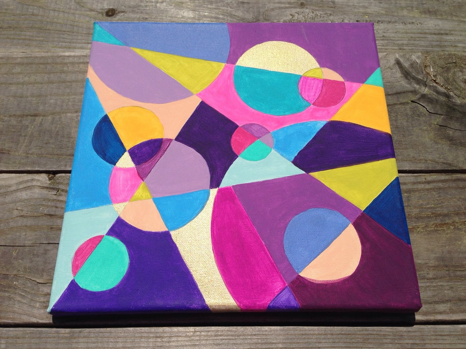 geometric figure painting