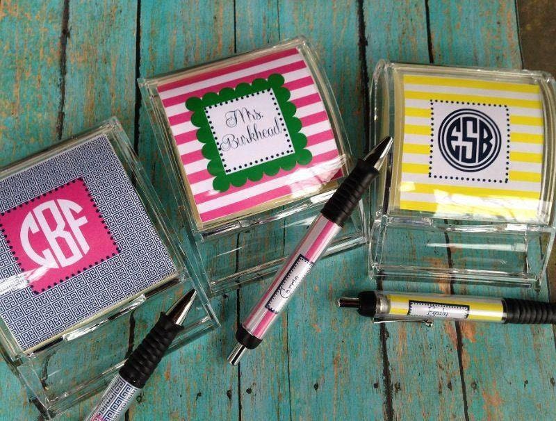 Sticky Note Holder Personalized Sticky note holders