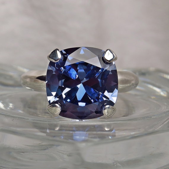 Lab Created Cornflower Blue Sapphire 12mm by ShantasticJewelry