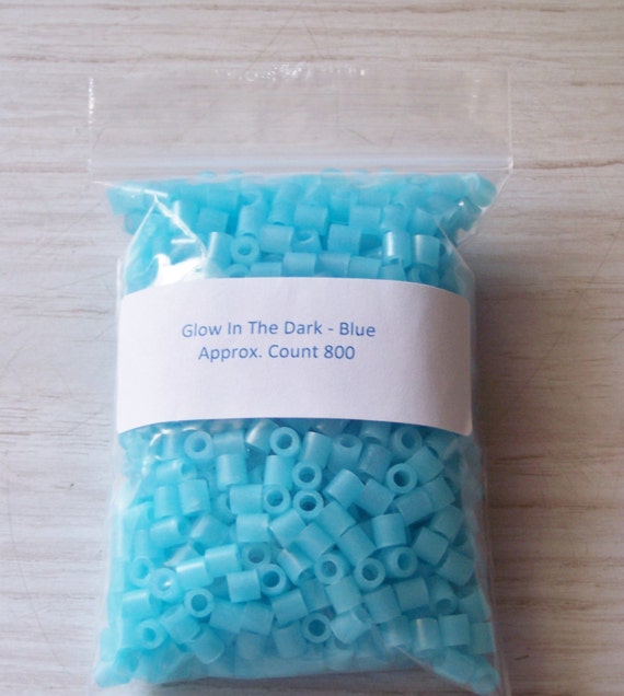Perler Beads 800 Blue Glow In The Dark Perler Beads Ironing