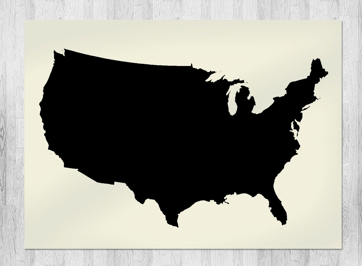 USA Map Stencil World Map Stencil Country Stencil