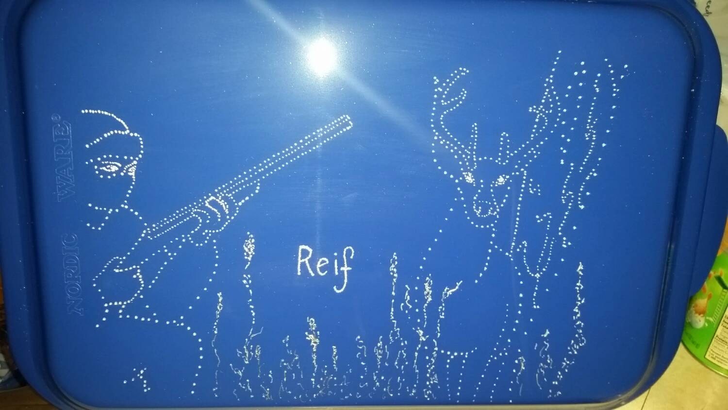 Deer Cake Pan Engraved Cake Pan Personalized Cake Pan