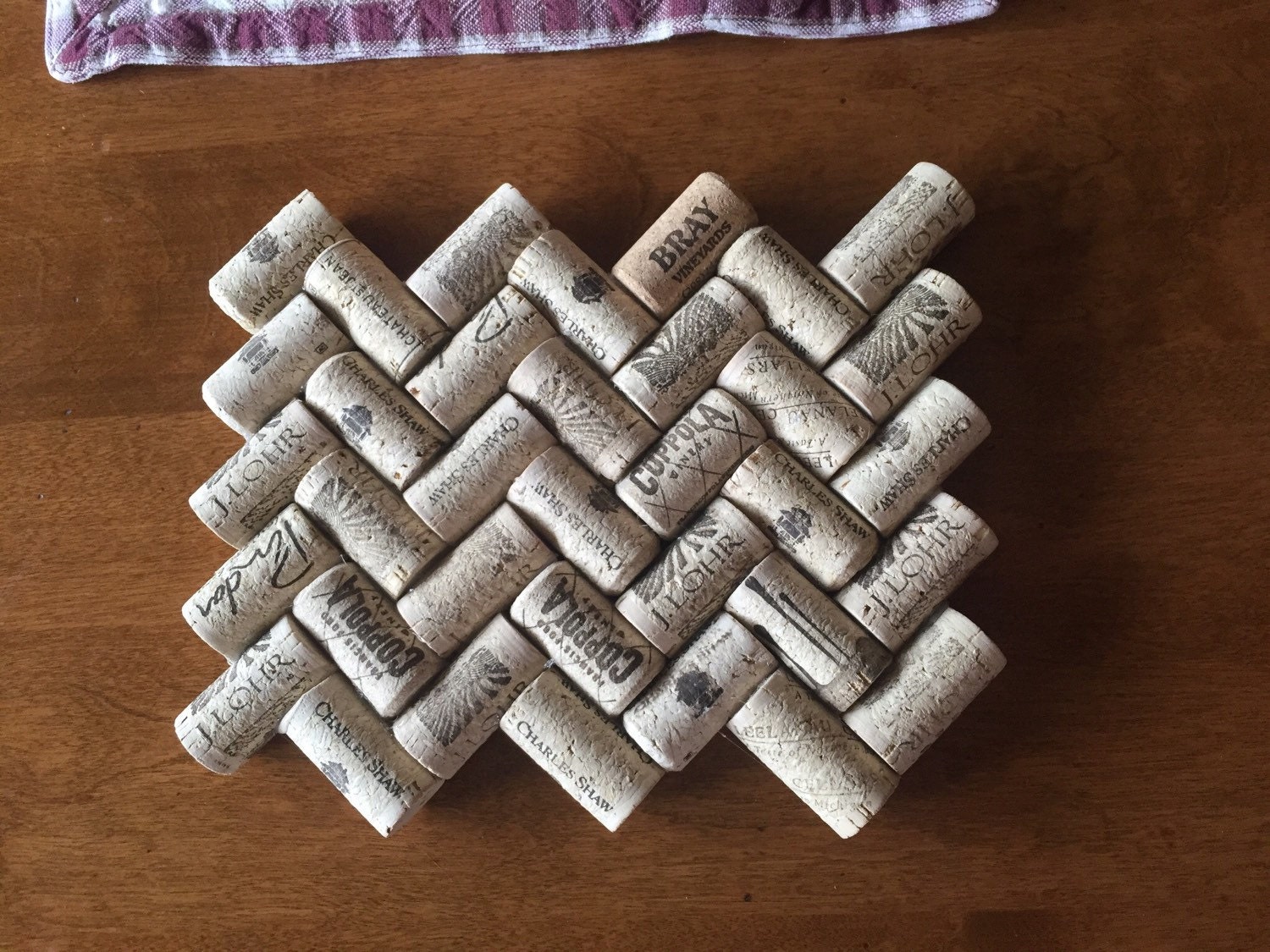 Wine Cork Trivet By Rewineandcork On Etsy