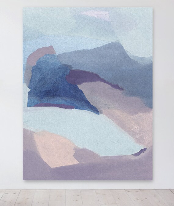 Abstract Landscape Painting Giclee Print Large Landscape