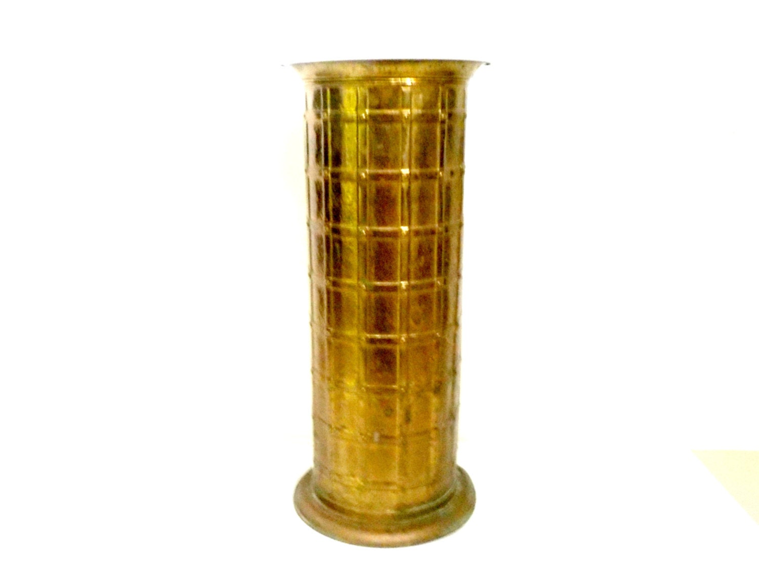 Brass Umbrella Stand Made in England Brass Repousse Umbrella