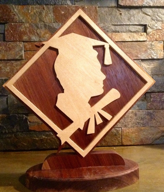 Graduation plaque by Scrollsawkeepsakes on Etsy