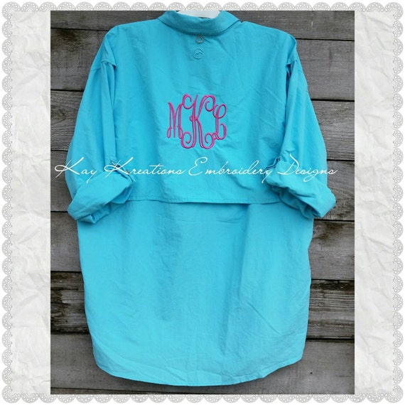 monogrammed swim shirt