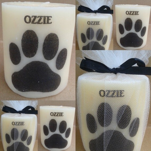 Personalized pet custom pet portrait pet by SassyCandleFavors