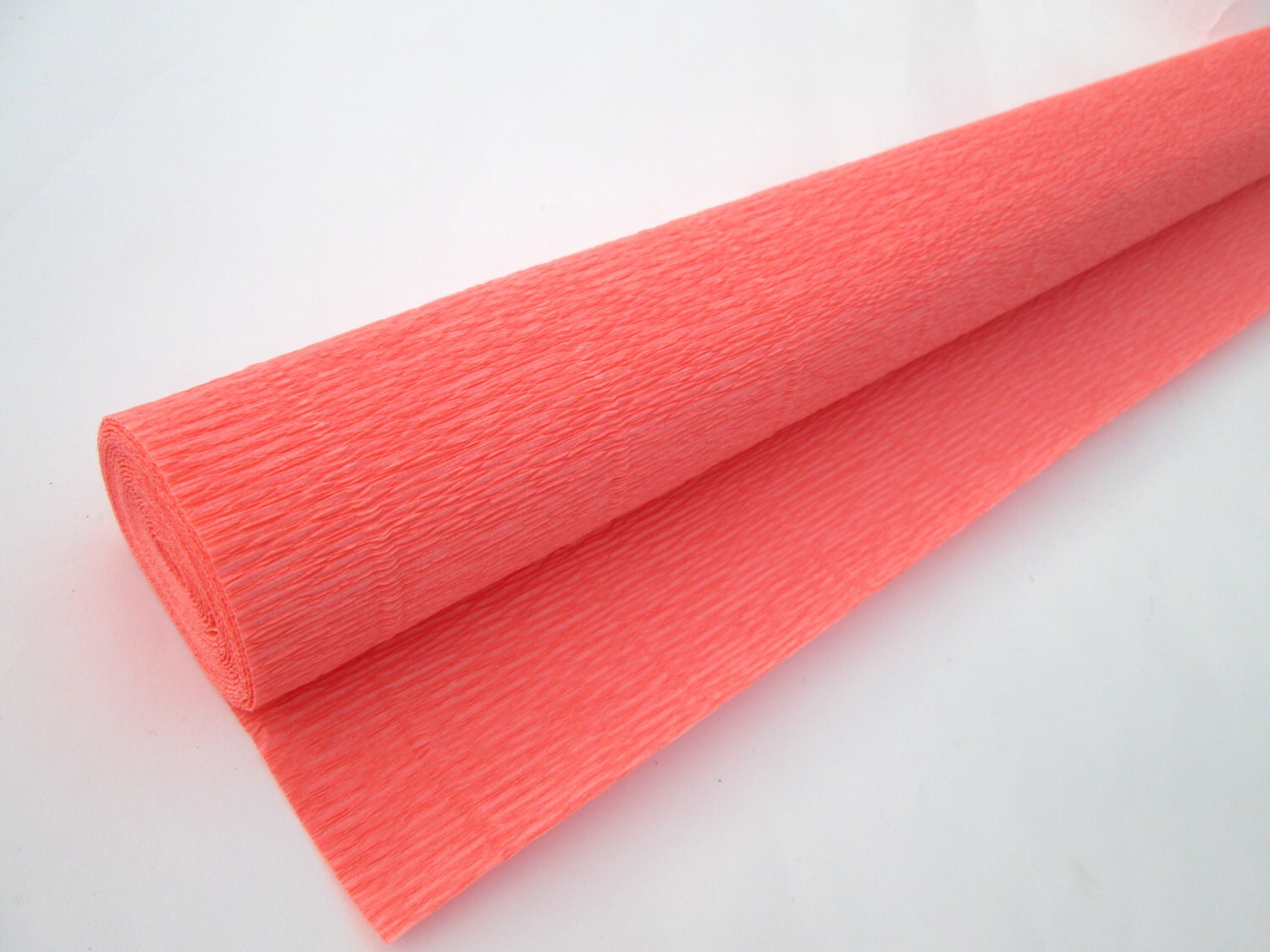 Crepe Paper Roll140g. 901 CoralGift Wrapping by LandofFlowers
