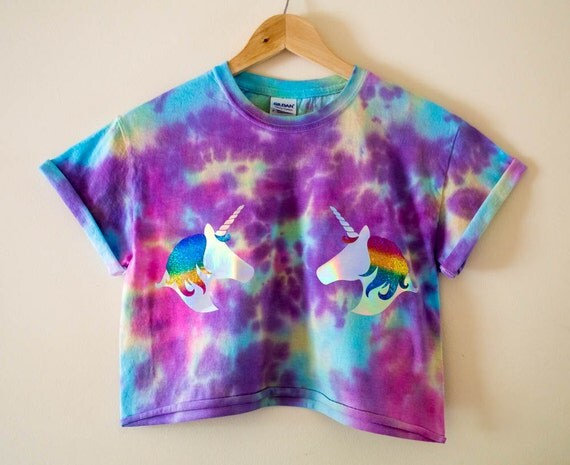 unicorn tie dye shirt diy