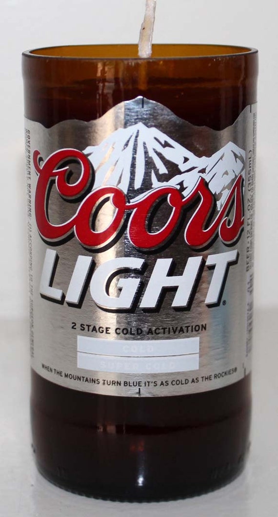 Coors Light Beer for a Rocky Mountain HIgh by CandlesByOC on Etsy