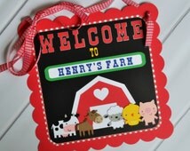 Popular items for farm themed party on Etsy