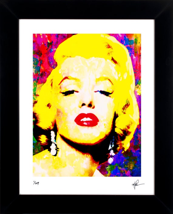 Marilyn Monroe art prints wall decor framed limited edition