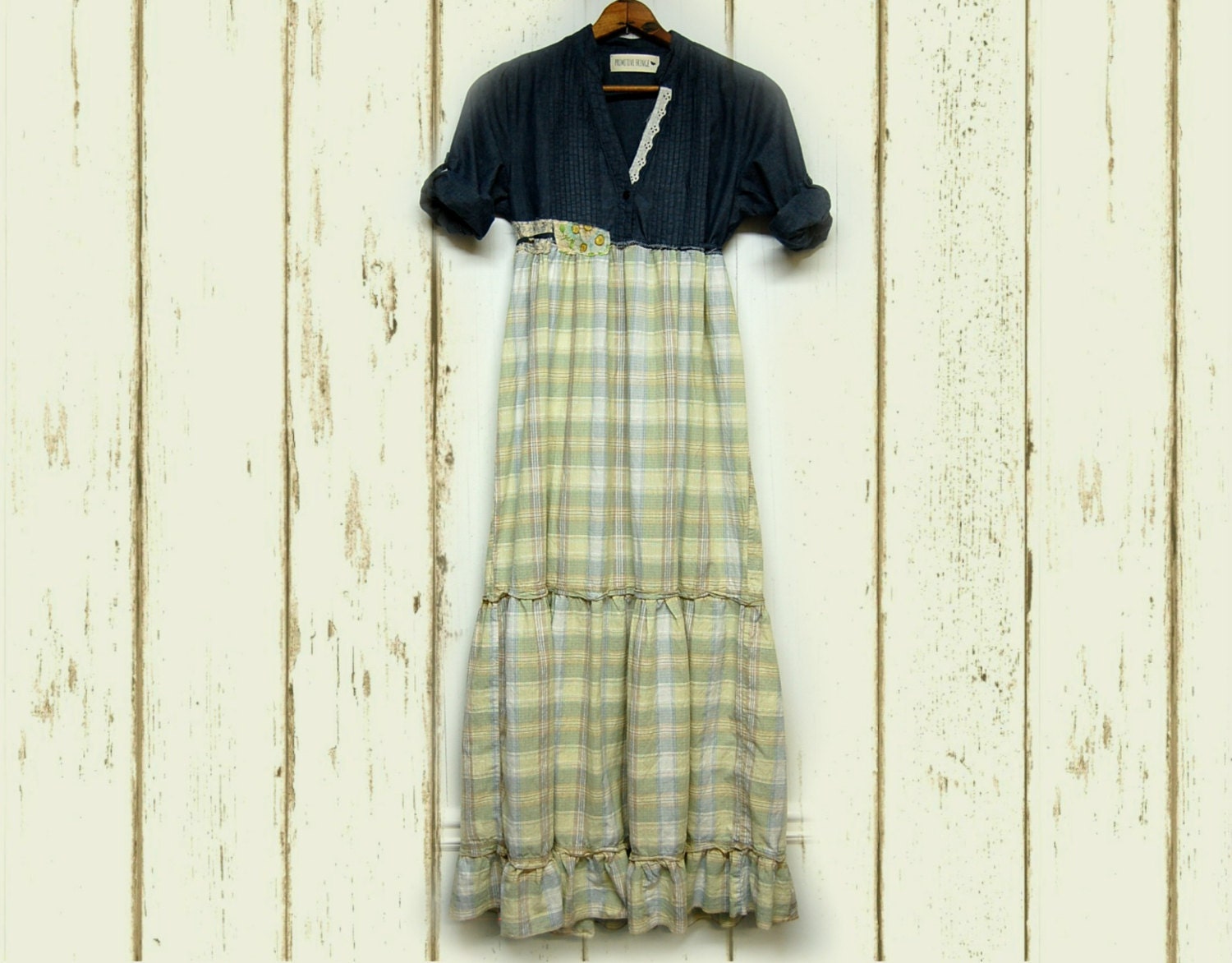 boho maxi dress shabby chic long dress lagenlook country boho maxi dress shabby chic long dress lagenlook country