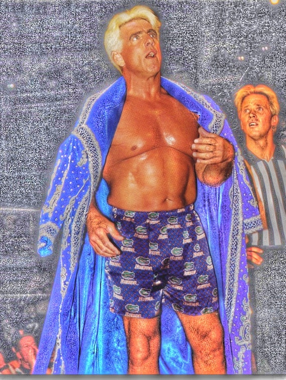 Huge 47x30prx. RIC FLAIR Vinyl Banner Poster by 5starfilm on Etsy