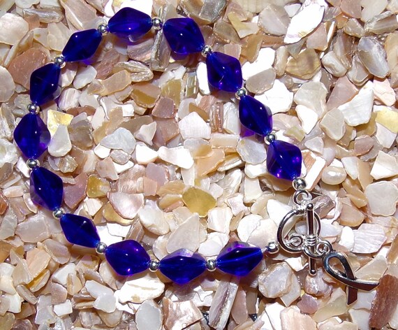 Blue Awareness Bracelet
