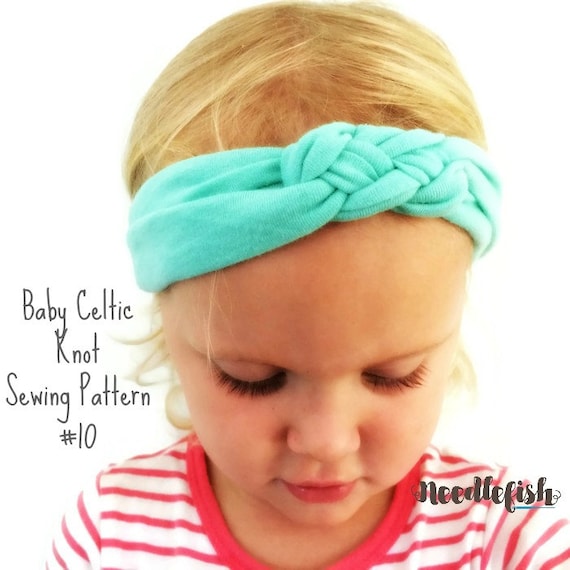 917 New baby headband sewing pattern 43 BABY KNOT HEADBAND Sewing Pattern   Celtic Knot Headband Sewing   