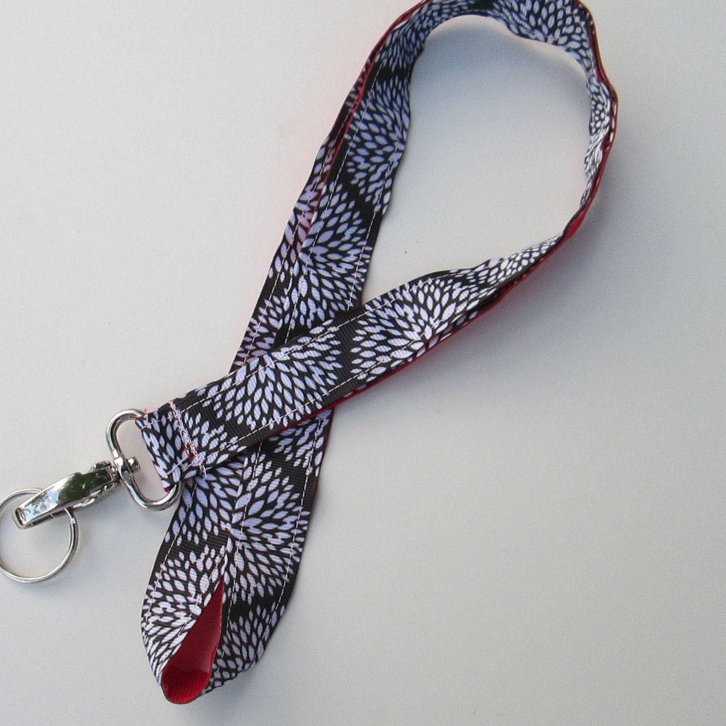 Fancy White Flower Lanyards for Women Cool Lanyards for Keys