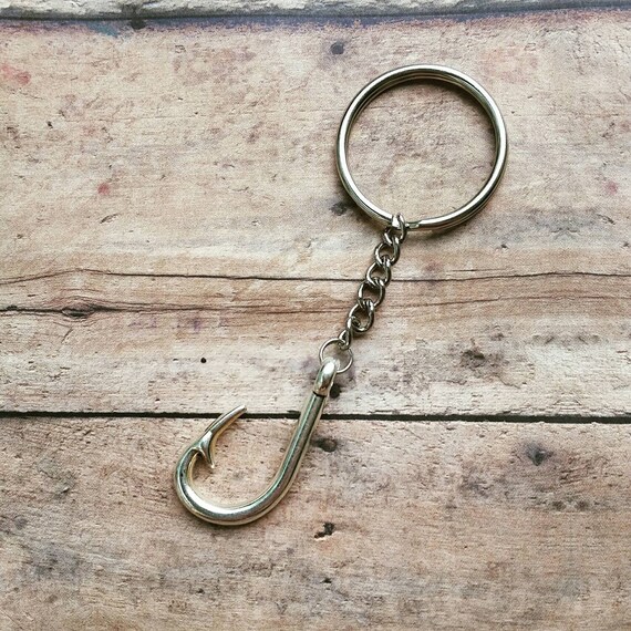 Fishing hook keychain