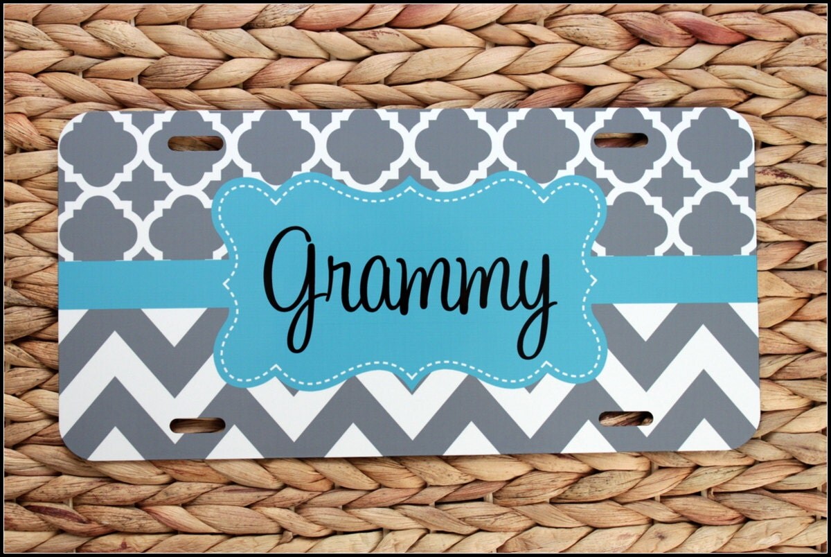 Personalized Car Tag for Grammy License Plate for