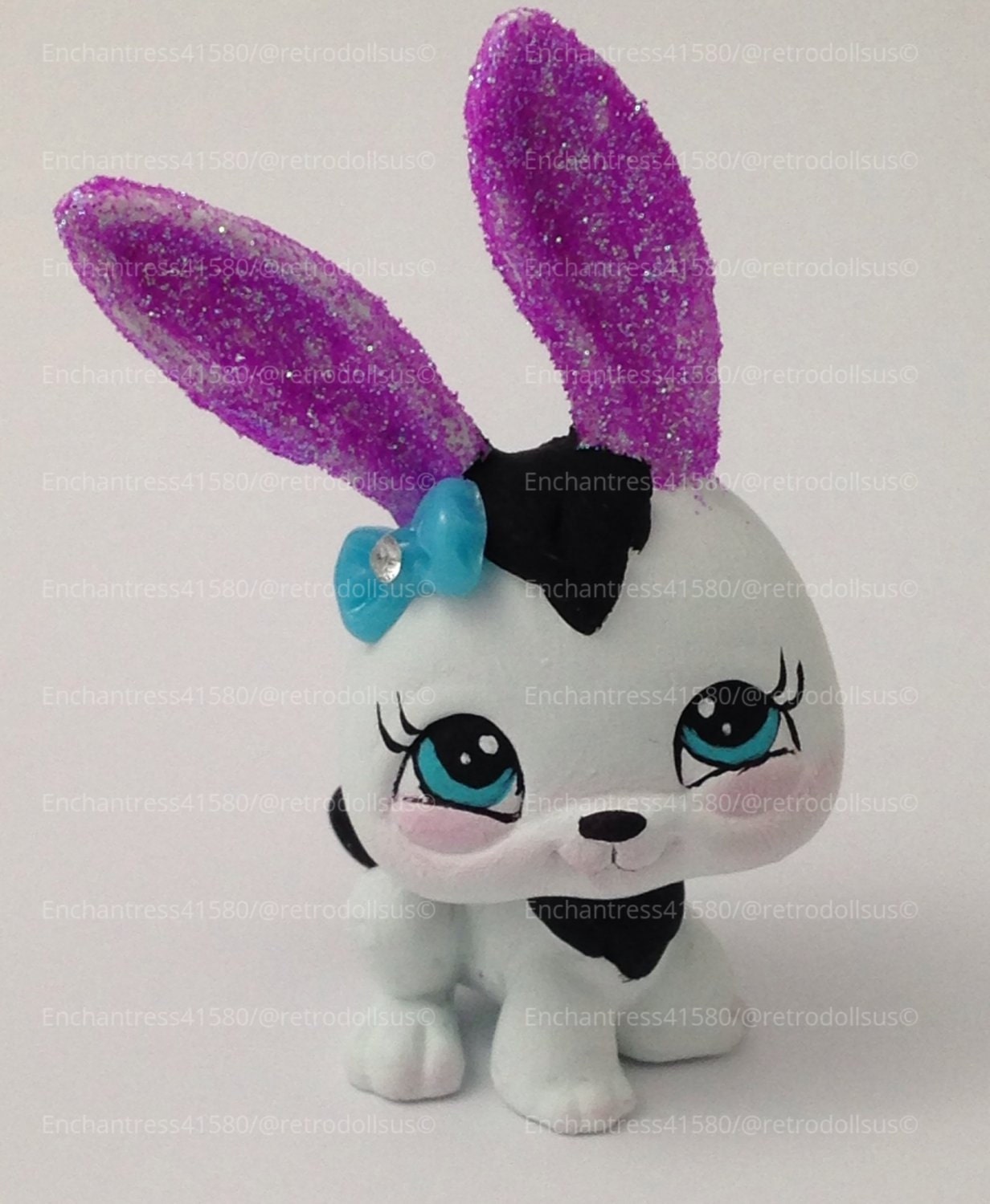 Custom Littlest Pet Shop Toy OOAK LPS Bunny Rabbit figure