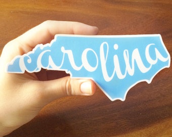 North Carolina "Carolina" Vinyl Decal