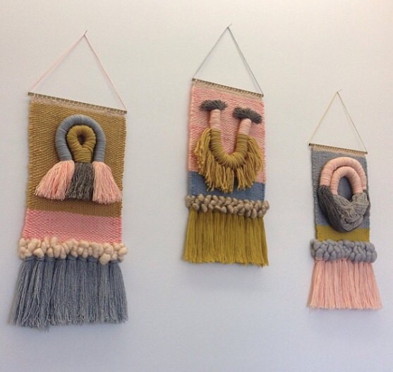CUSTOM weaving COLLECTION woven wall hanging by Maryanne