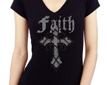 Popular items for faith t shirts on Etsy