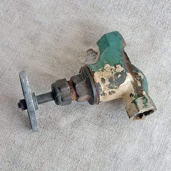 Vintage outdoor faucet water valve Faucet Handles by MyWealth