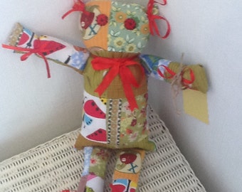 patchwork rag doll