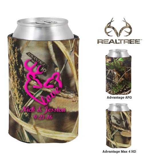 Realtree Camo Wedding Koozies Clipart 1219 by MyWeddingStore