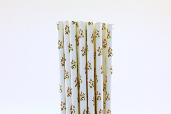 Christmas Ornament Paper Straws-Ornament Paper Straws-Holiday Party Straws-Hot Chocolate Straws-Christmas Drinking Straws-Winter Party Decor Il_570xn