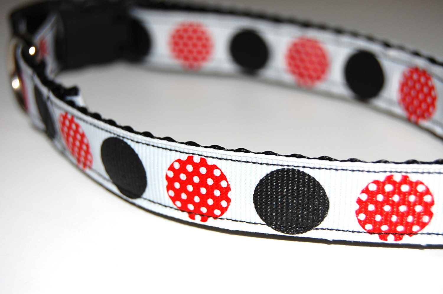 Polkadot Dog Collar Nylon bing Collar Pet Collar