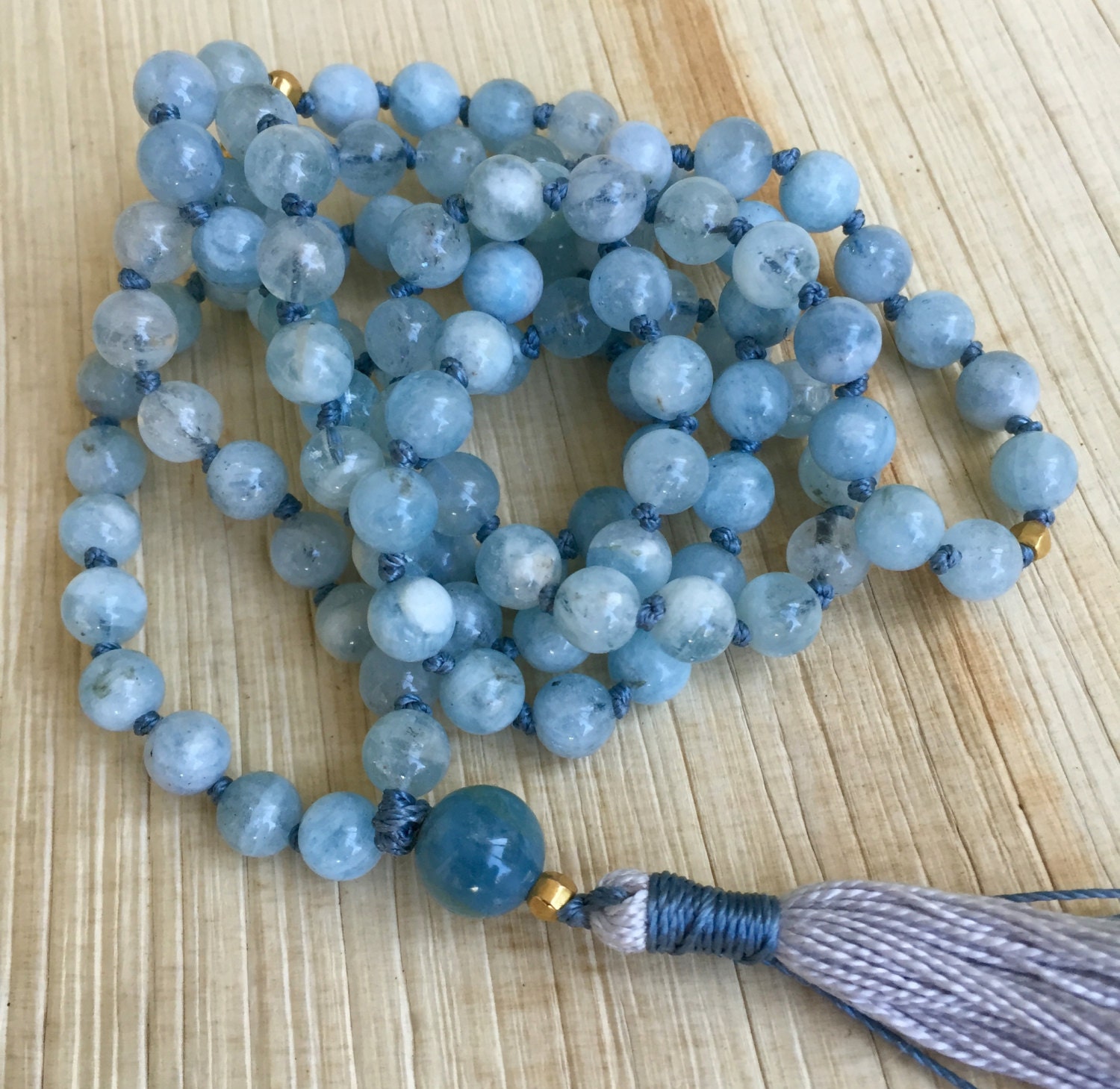 aqua stone beads