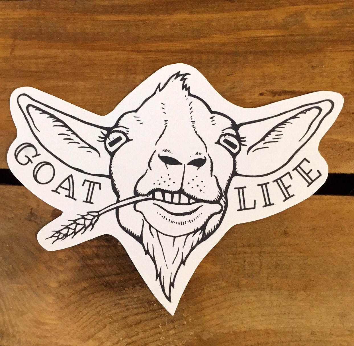 3 Goat Stickers Goat Life Die Cut Stickers Hipster