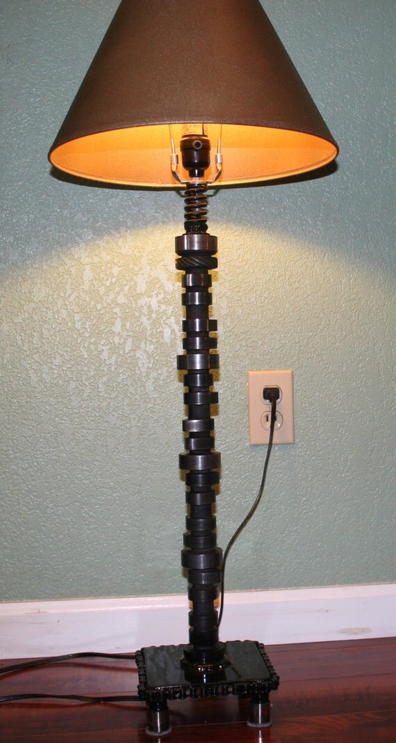 Garyscustommetalworks Cam Shaft lamp man cave