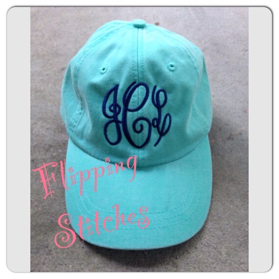 Items similar to Monogrammed Hat Monogrammed Cap on Etsy