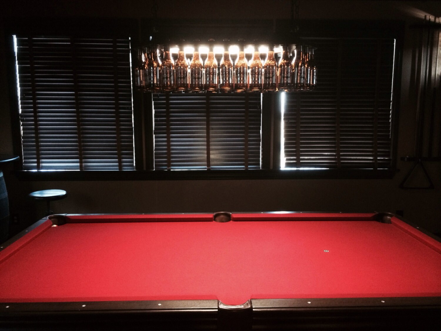 Beer Bottle Pool Table Light