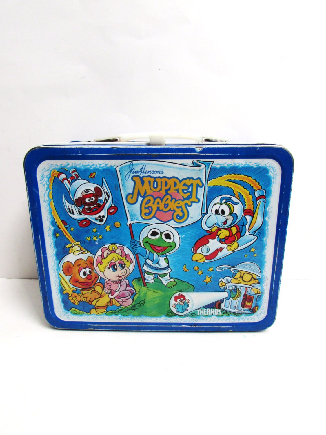 Muppet Babies Metal Lunch Box by Thermos 1980's Vintage