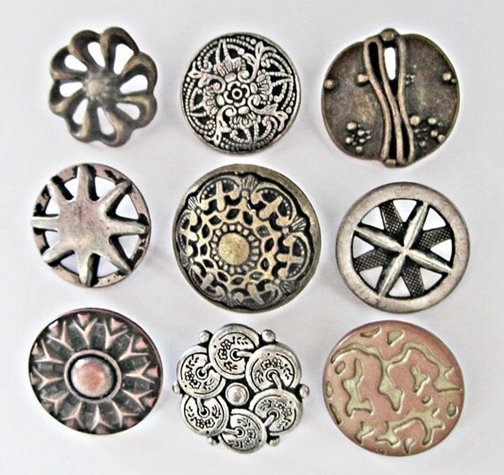 Metal buttons assorted bulk metal buttons lot metal