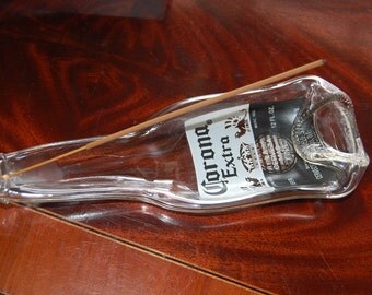 Melted Corona Bottle Incense Holder