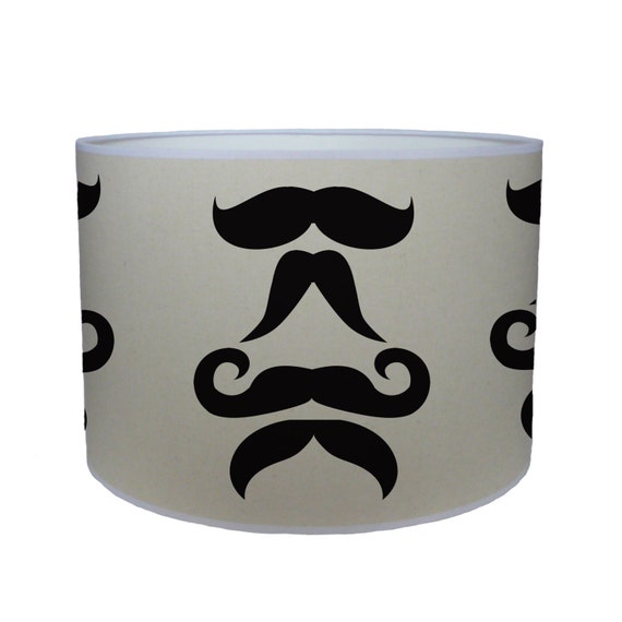 Items similar to Mustache shade/ lamp shade/ ceiling shade/ drum