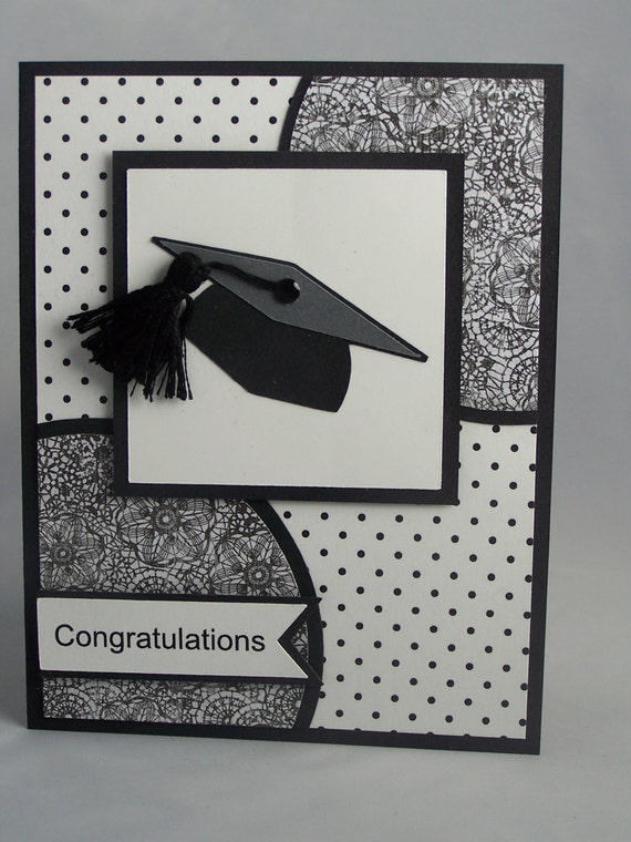 Items similar to Stampin Up Handmade Greeting Card: Graduation Card ...