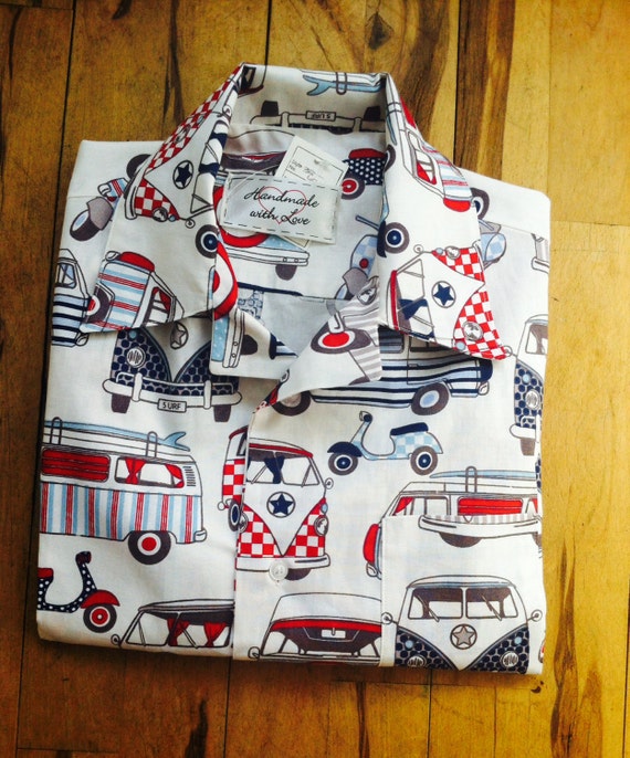 vw bug hawaiian shirt