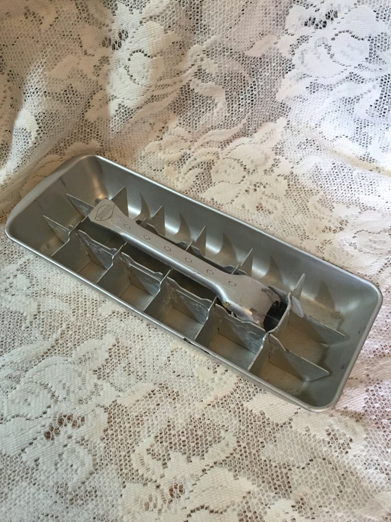 Vintage Metal Ice Cube Tray