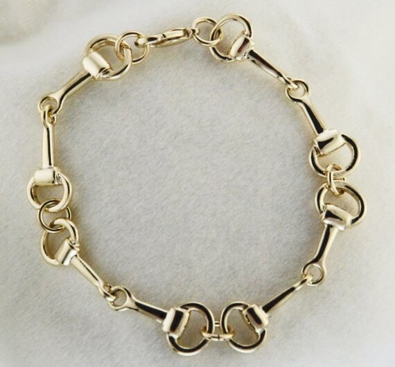 Horse Bit Bracelet Snaffle four horse bit braceletbeautiful