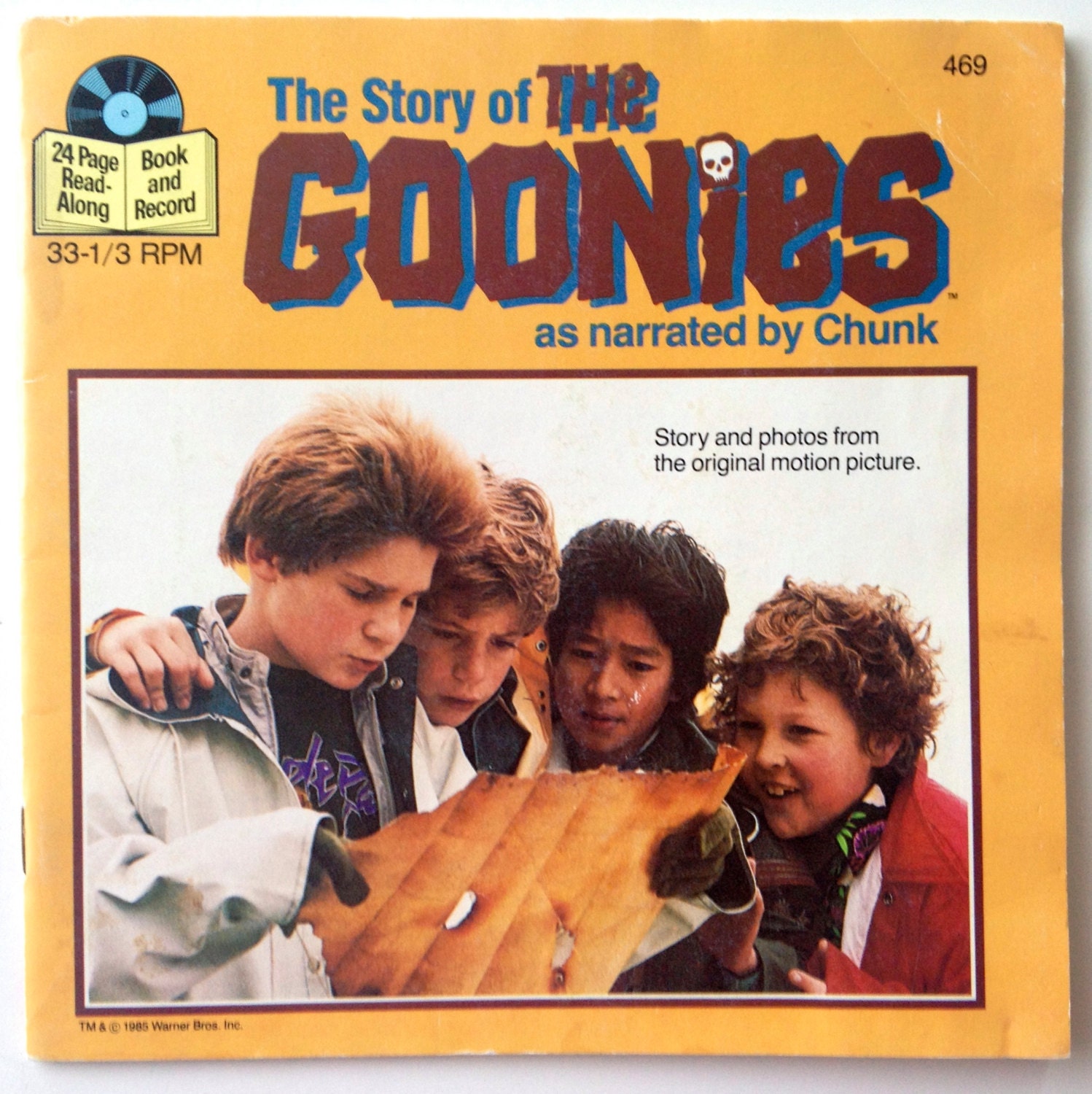 The Story of The Goonies 7' Vinyl Record / 24 Page Book