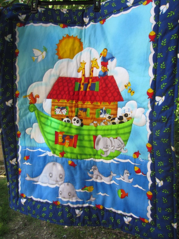 noah-s-ark-baby-quilt-blue-baby-quilt-flannel-noah-s