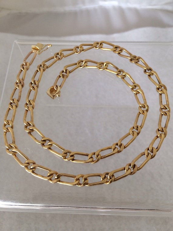 Stunning 14K 585 Fine Gold Heavy Link Chain by HauteCoutureLaLa